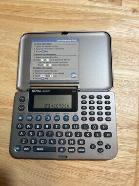 Royal DM3070 192KB Electronic Organizer With Keyboard & Backlit Display